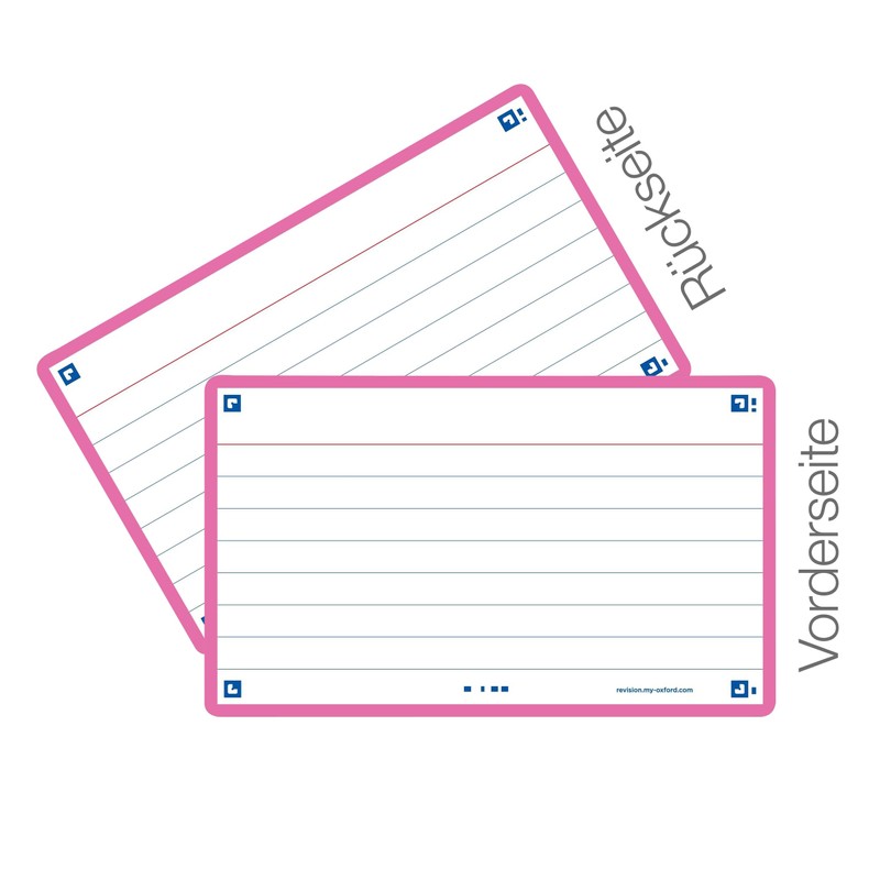 Oxford Flash 2.0 Index Cards A7, Flashcards, 75 x 125