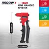 Arrow RT188M One-Handed Pop Rivet Gun, Manual Riveter for Metal,