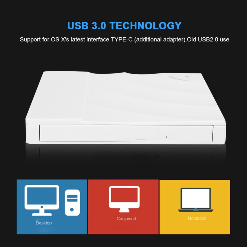USB 3.0 Burner External Optical Drive Touch Type Notebook Accessory