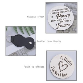 Guqqeuc Memorial Poken Hug Gift for Men Women Bereavement Gifts for Sister Brother Gift for Christmas Birthday Gift for Bestie Friend Sympathy Remembrance Gifts for Loss of Loved One Gifts Keyring