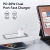 Tech Secure Dual Port PD Power Adapter USB & USB