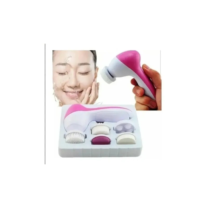 Cepillo Facial Exfoliante Spa + 20 Mascarillas Hidratantes
