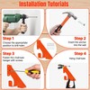 Jeogejin Chainsaw Hanger, 2 Pack Chainsaw Wall Mount, Heavy Duty
