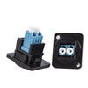Wumedy LC to LC Coupler Multimode D-Type Fiber Module LC