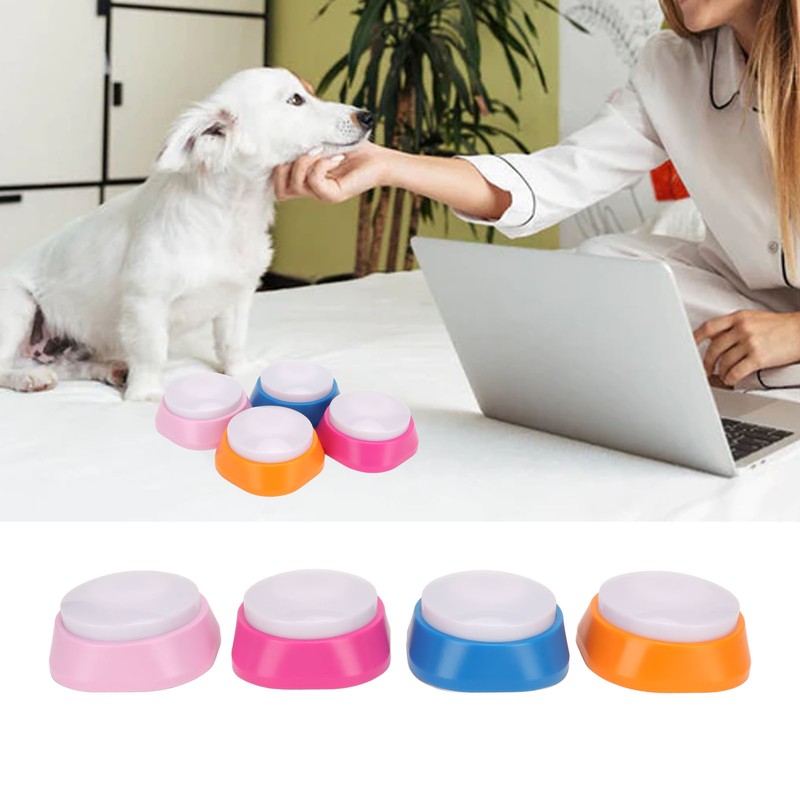 4pcs Voice Recording Button 30 Seconds Recordable Facilitates Communication Pet