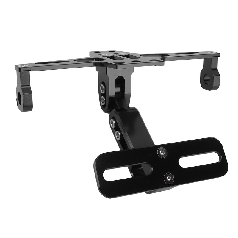 Motorcycle License Plate Bracket CNC Aluminium Alloy Universal Adjustable Motorcycle