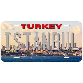 Istanbul Turkey TAG02 Novelty Car Auto License Plate