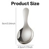 3 Pcs Stainless Steel Short Handle Spoons,Round Spoon,Mini Short Handle