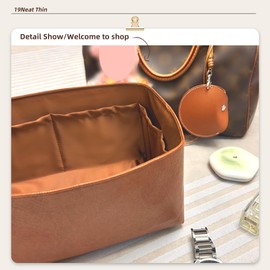 19 NeatThin Lightweight Purse Insert for LV Speedy 25, Gold