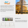 iHAPPYWALL 4 Seasons Modern Landscape Window Frame Style Wall Decor