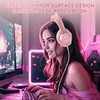 Wantek Cute Cat-Ear Gaming Headset - 50mm Drivers, Noise-Cancelling Mic,
