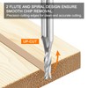 HARFINGTON Spiral Router Bit 5/32" Cut Dia 2 Flutes Up