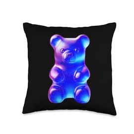 Gummy Bear Candy Throw Pillow