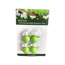 Bonvie Pack of 4 Tablecloth Weights Tablecloth Holders Fruit Tablecloth Weights Apple