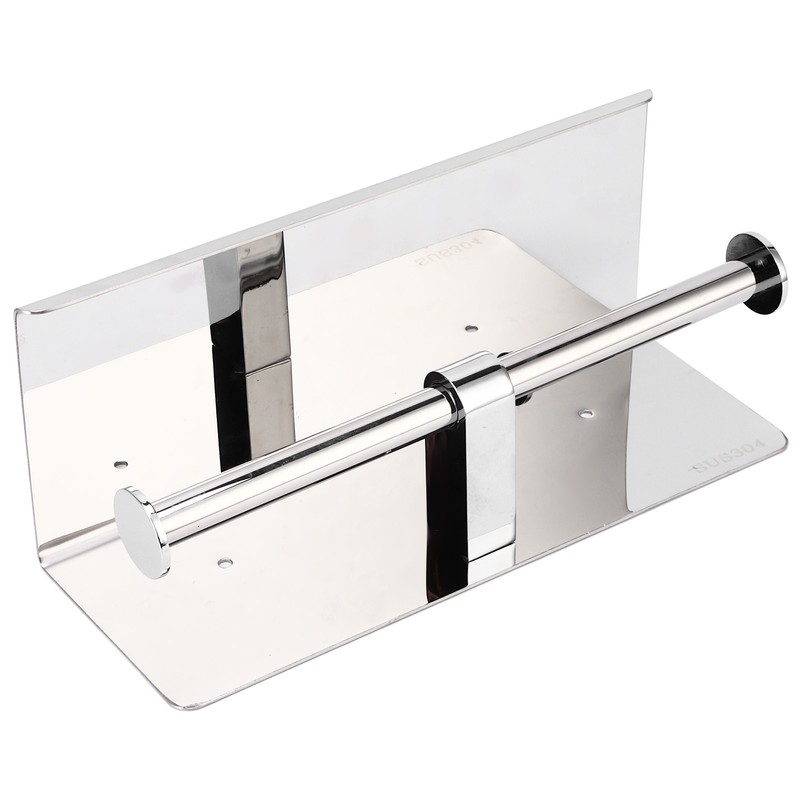 Toilet Paper Holder Dual End Wall Mounted Toilet Roll Holder