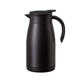 Atlas ATP-1100BK Thermal Pot Thermos Tabletop Pot 3.3 gal (1 L) Vacuum Insulated Lightweight Slim Stainless Steel Pot