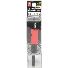 SK11 SBH-18 Bi-Metal Hole Saw, 0.7 inches (18 mm), Made in Japan