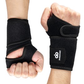 INDEEMAX Muñequera de Cobre para Túnel Carpiano, 2 Paquetes de Muñequeras Ajustables para Tendinitis, Artritis, Alivio del Dolor, Muñequera para Hombres y Mujeres tanto para Mano Derecha como Izquierda