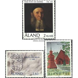 Finland - Aland 56,65,78 (complete.issue.) unmounted mint/never hinged ** MNH 1992/93 Knorring, Administration, Church (Stamps for collectors)