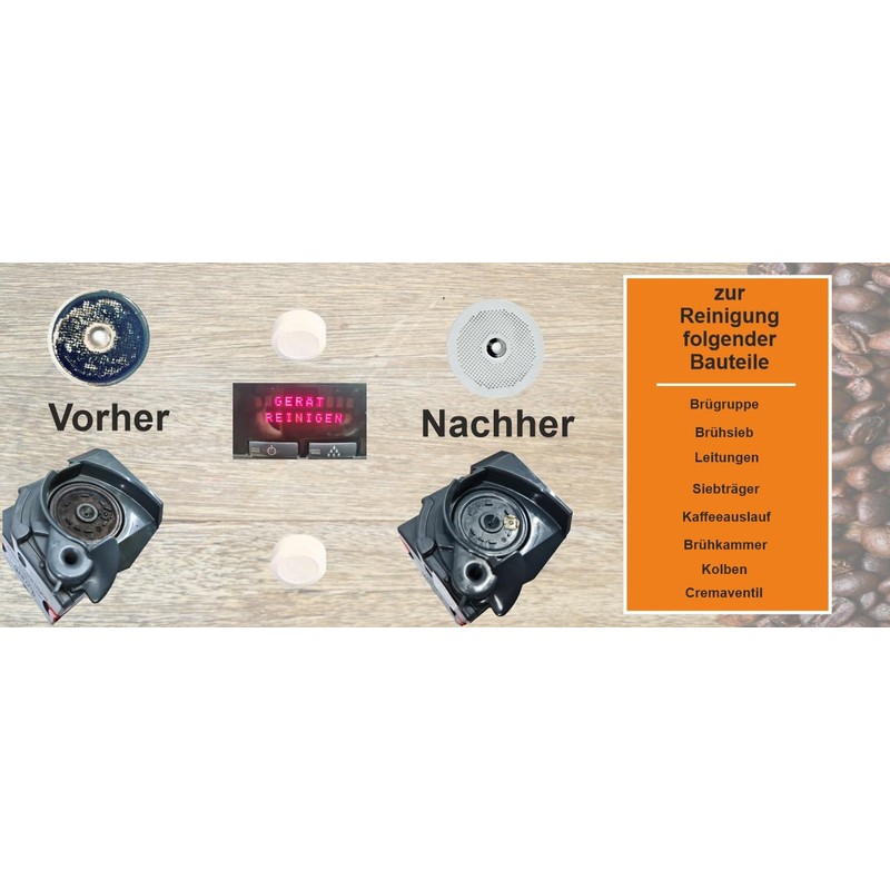 Cleaning Tablets 2 g for Fully Automatic Coffee Machines and