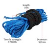 elfinrm 5/16 in x 50 FT Synthetic Winch Rope, 12000LBS