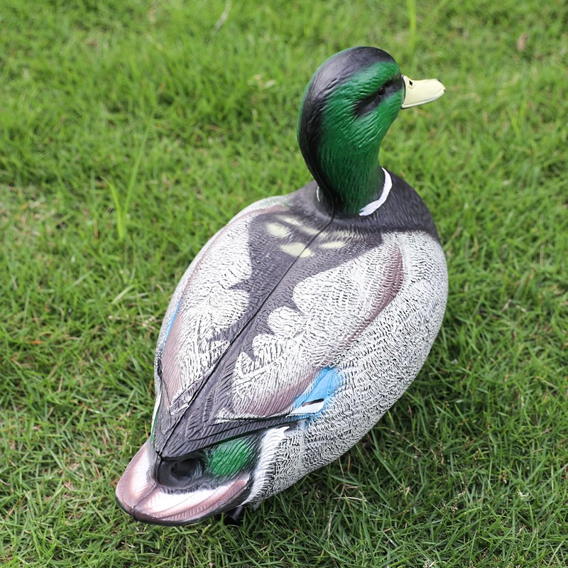 Cifavor Realistic Plastic Mallard Duck Decoy, Floating Hunting Decoy for