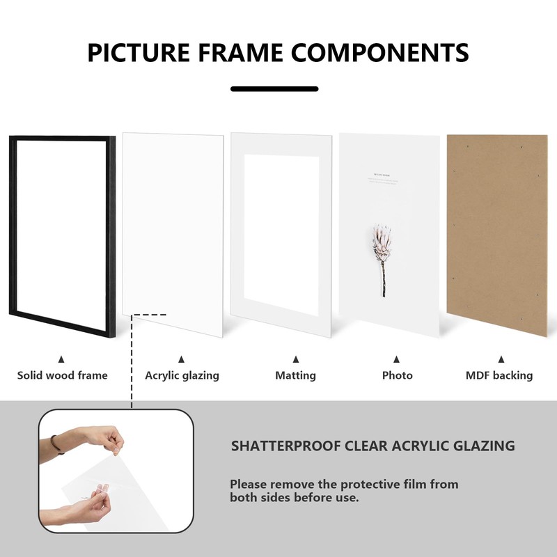 EUGAD Picture Frame 13 x 18 cm, Photo Frame with