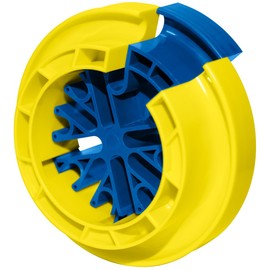 Wire Comb Cable Management Network Cable Tool Anti Entanglement Tool Installing Cables Connected to The Network Easier Cables or Wires with a Diameter Up to 1/4" (Outer Ring Yellow)