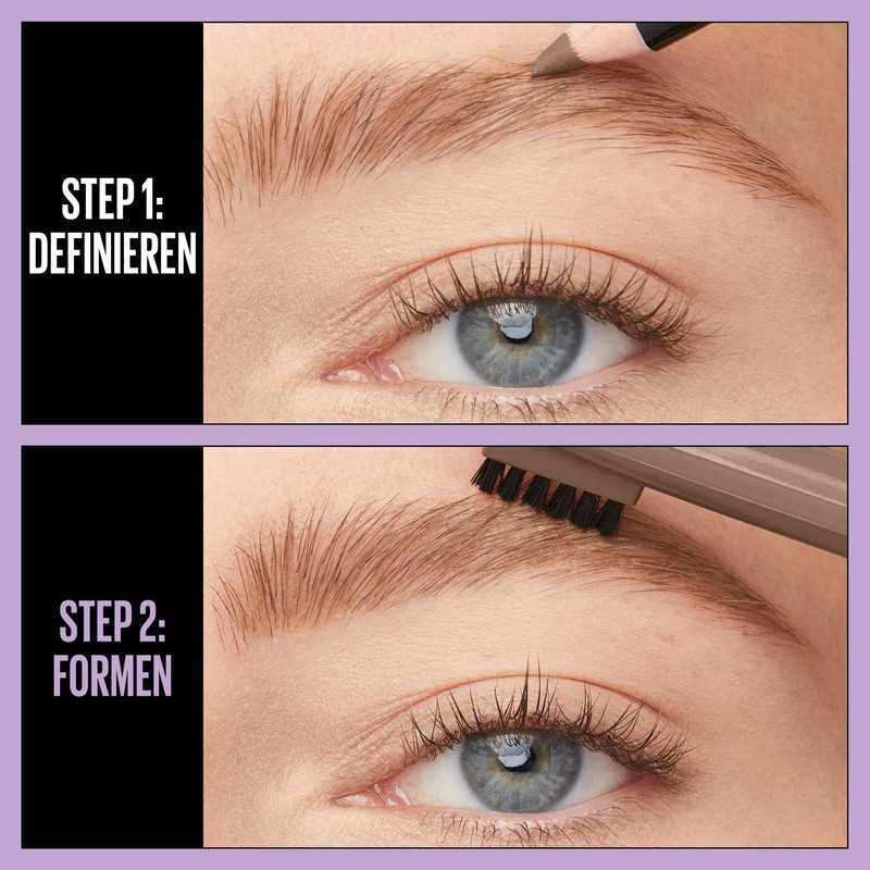 Maybelline New York 2-in-1 Express Brown #05 Deep Brown Soft
