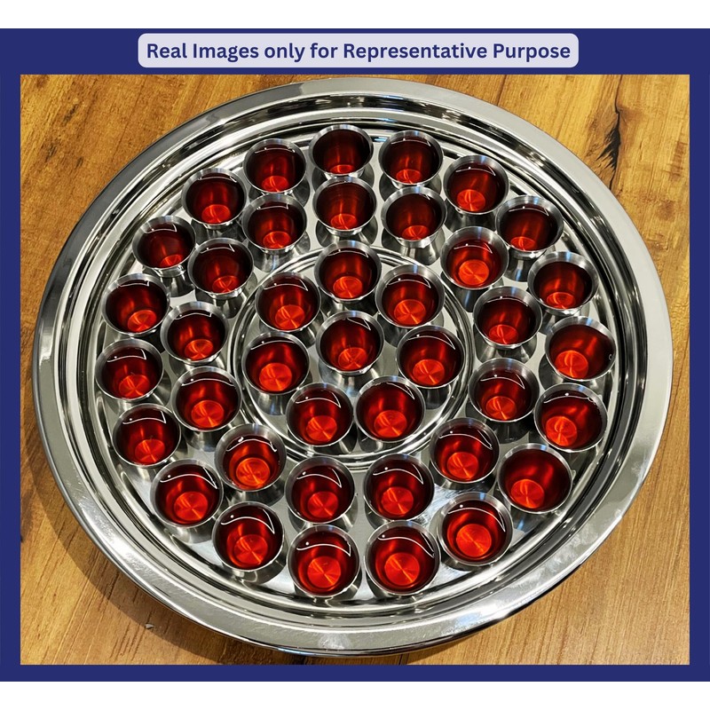 Communion Ware | Stackable Communion Tray with 40 Cups for