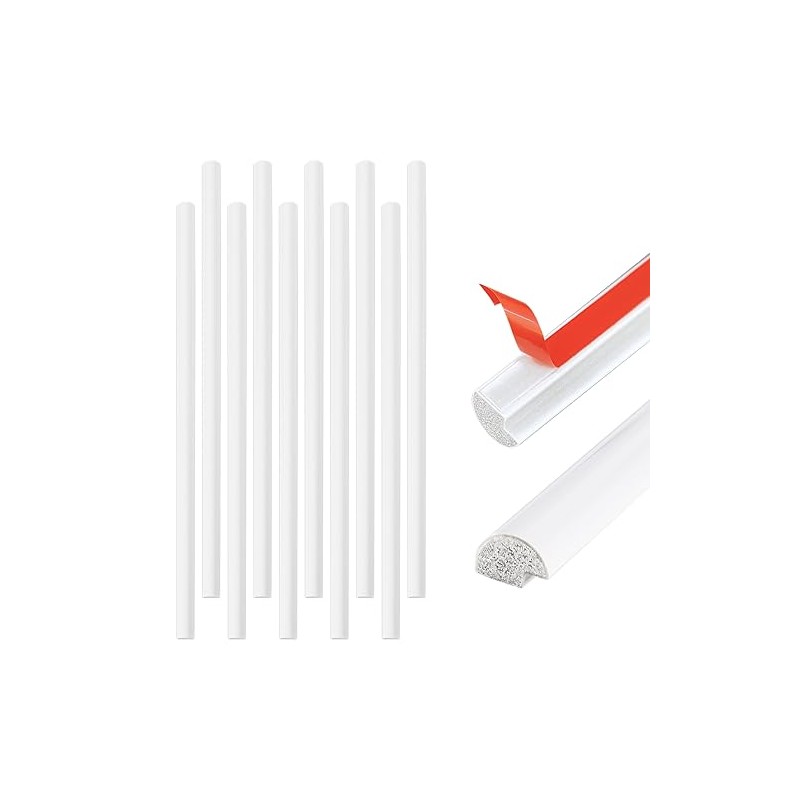 Tilingview 10-Pcs Peel and Stick Tile Edge Trim, 12 Inches