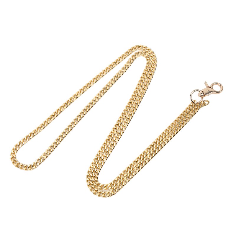 8pcs Aluminum Curb Chains 3.9 Feet Each DIY Handcraft Round