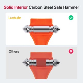 Luxtude Window Breaker Seatbelt Cutter, Car Window Breaker, Glass Breaker, Auto