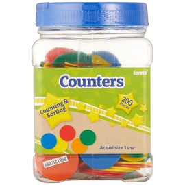 Eureka Educational Learn to Count Tub of Counters for Classrooms, 200 pcs
