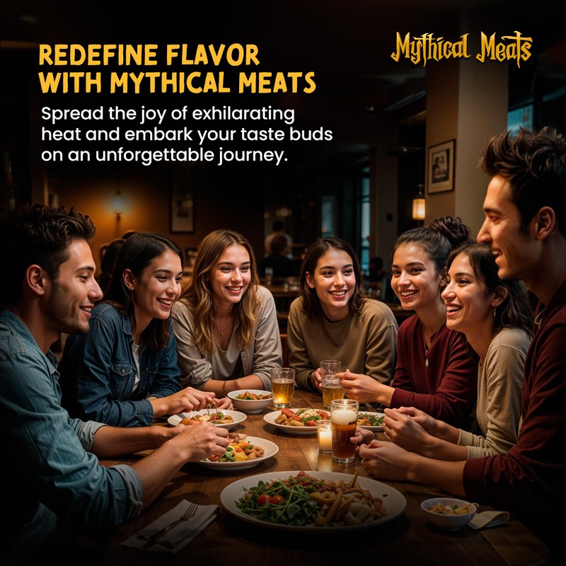 Mythical Meats Phoenix Flame Hot Sauce - Ghost Pepper &