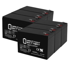 12V 9Ah SLA Battery for Surge 24V Scooter Model # 8801-29 - 6 Pack