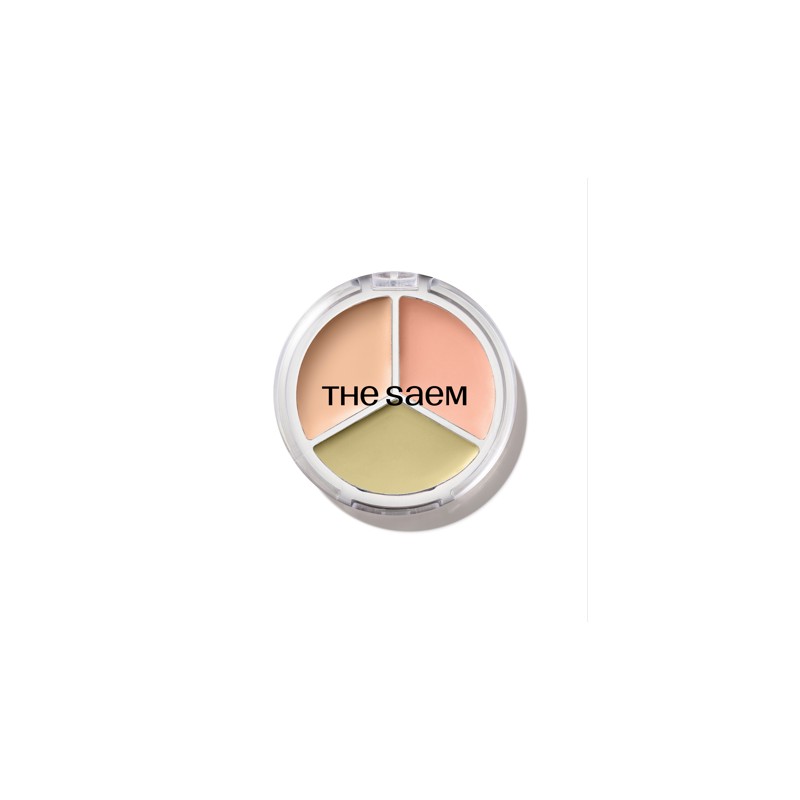 THE SAEM Cover Perfection Triple Pot Concealer Glow (3 Options)