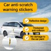 BQRKOTM Pack of 4 Yellow Carbon Fibre Door Edge Protector