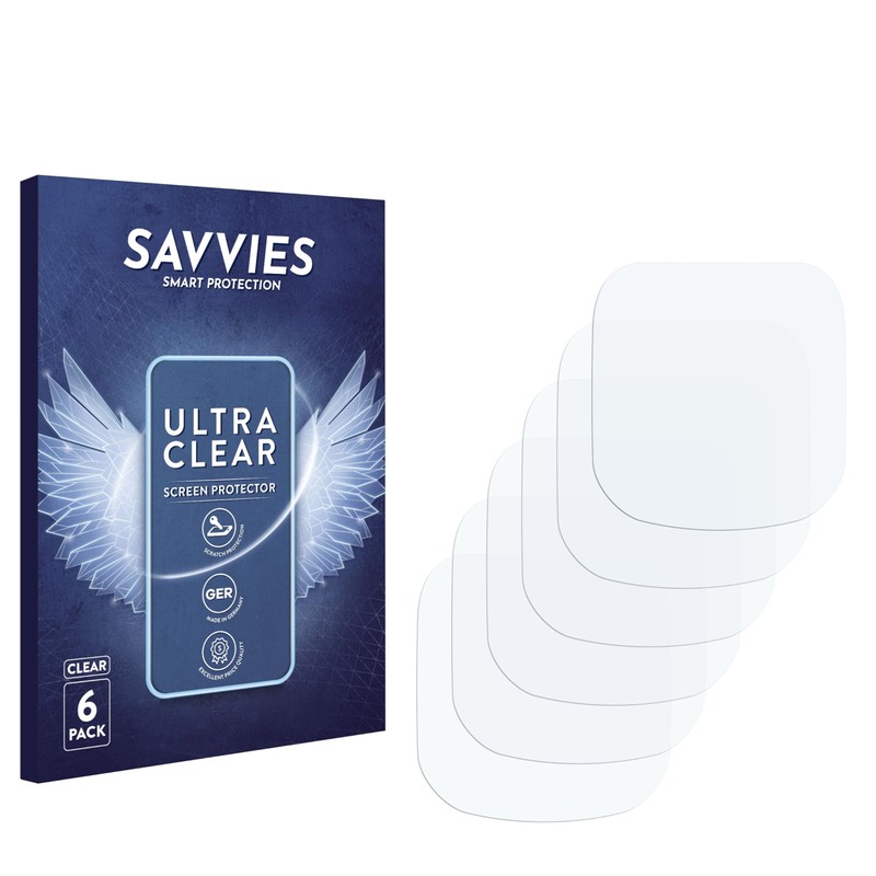 Savvies 6 Pack Screen Protector compatible with Prograce 1.5" Kids
