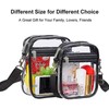 FYHJTRT 2 Packs Clear Bag Stadium Approved,Transparent Purse Simple Crossbody