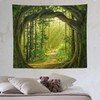FENDROM Enchanted Forest Tapestry Nature Lanscape Sunshine Through Tree Cave