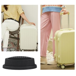 Mxfans 4 Pack Luggage Holder Side Feet Luggage Studs Foot Pads Black Travel Bag