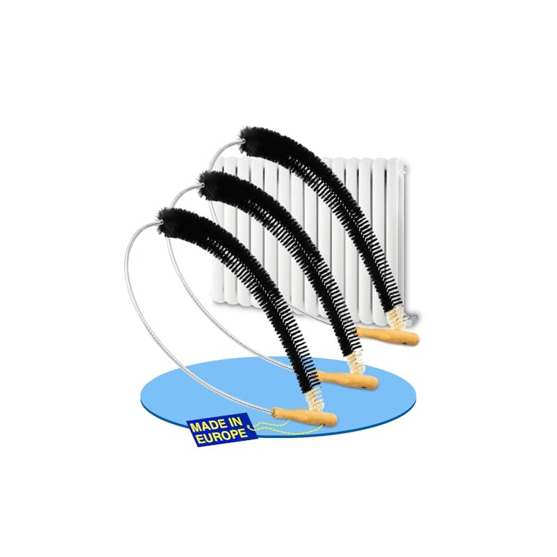 Original Gundel-Putz Flexible Radiator Brush 120 cm Pack of 3