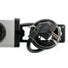 EHMANN 0600x00032033 Aluminium Power Strip Universal 3-Way 3 m Cable