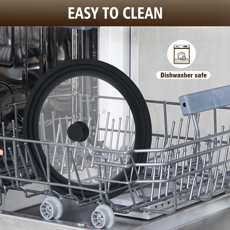 Extra Large Universal Lid Fits 13", 14", 15" Cookware -
