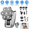 KOCASO 7D Head Shavers for Bald Men，5-in-1 Electric Razor for