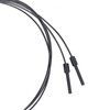 2PCS Fiber Optic Sensor 0‑46mm Detection Distance Tube Reflective Optical