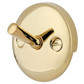 Kingston Brass DTL102 Overflow Plate for Trip Lever Drain, Polished Brass