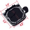 Manual 6 Speed Suede Black Leather Gear Shift knob Complete