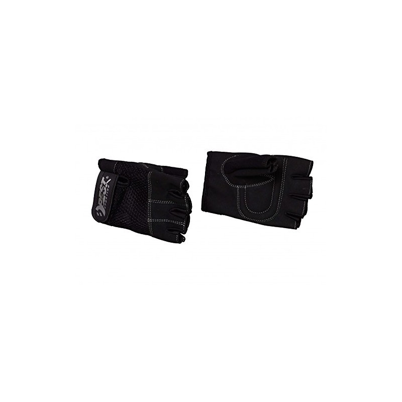Best Sport Unisex's Universal Fitness Gloves-Black, Medium